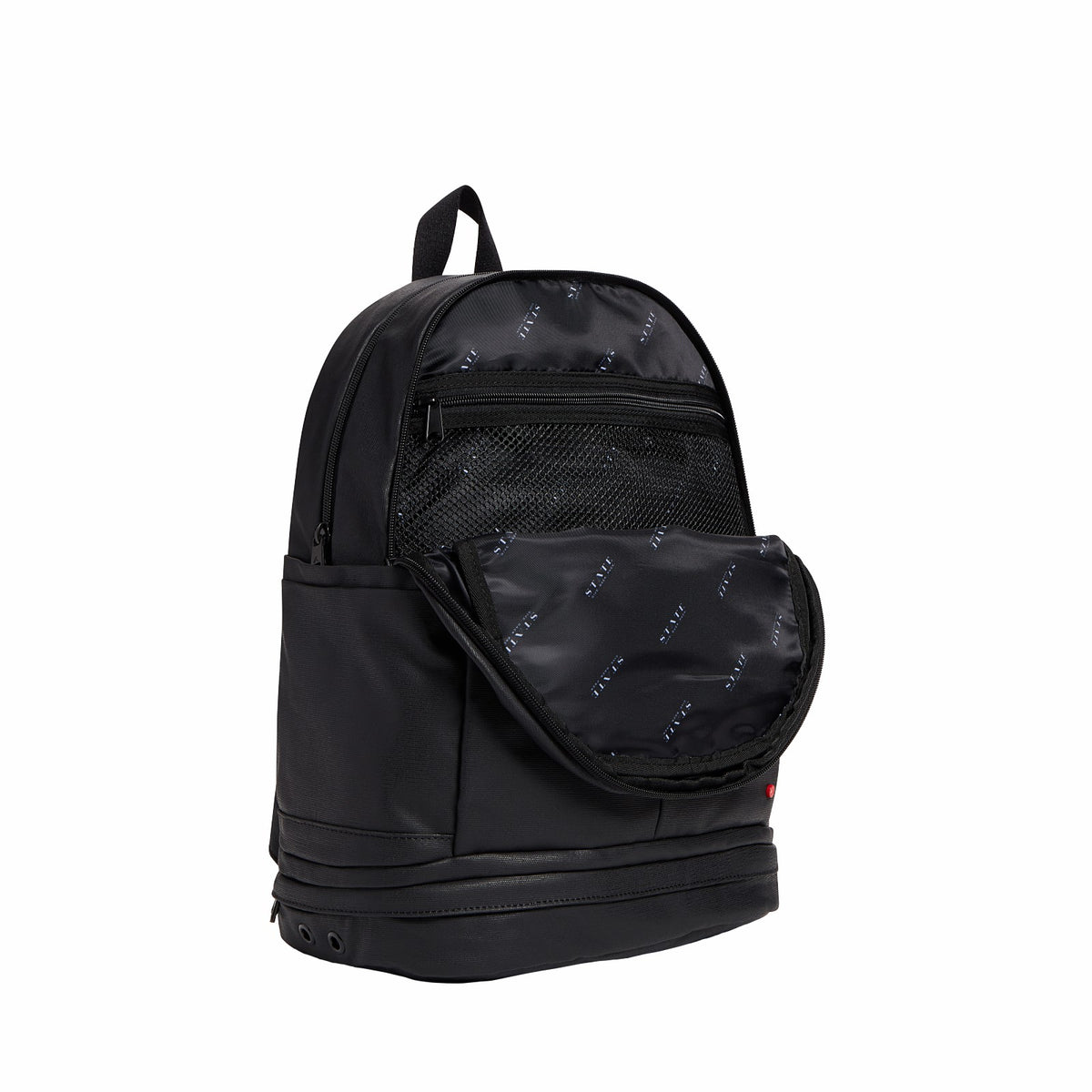 State Bags Lenox with Shoe Pocket Backpack Coated Canvas Black