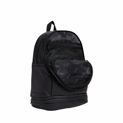 State Bags Lenox with Shoe Pocket Backpack Coated Canvas Black