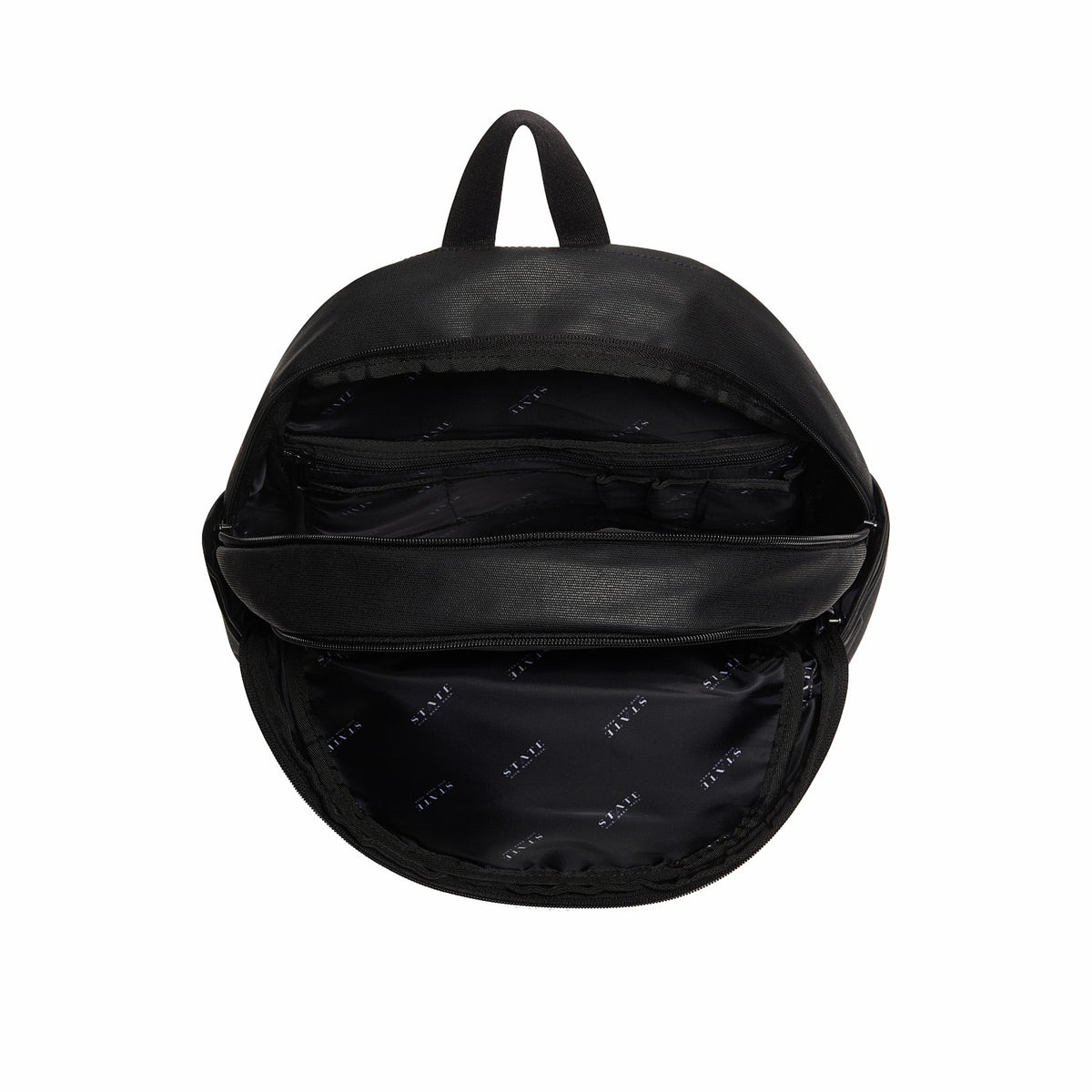 State Bags Lenox with Shoe Pocket Backpack Coated Canvas Black