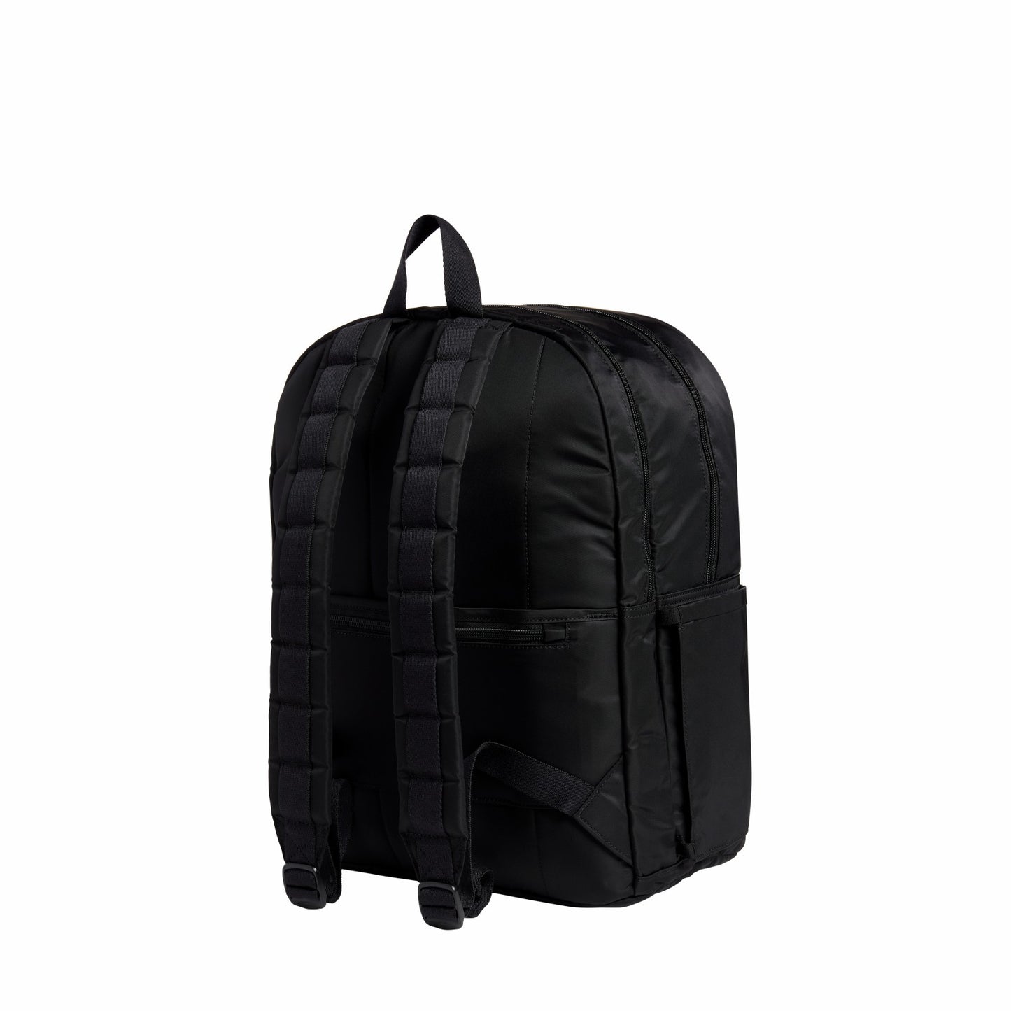 State Bags Evans Double Pocket Large Backpack Nylon Black