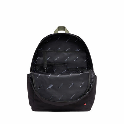State Bags Kane Double Pocket Large Polyester Canvas Black