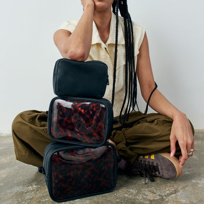 State Bags Travel Pouch Set Tortoise