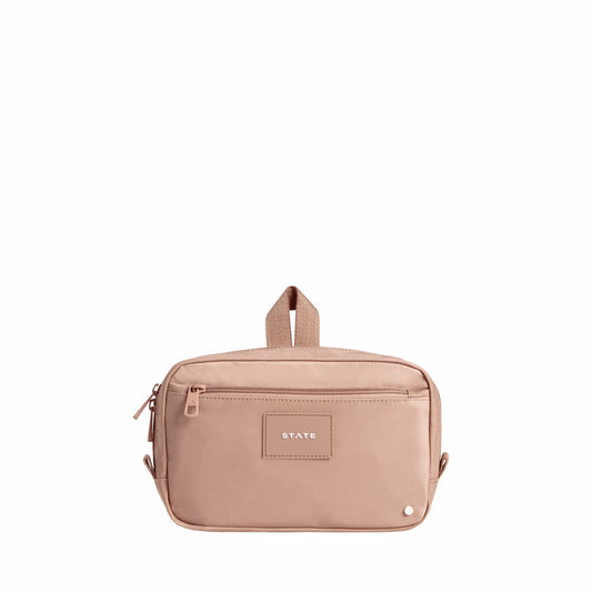 State Bags Hart Dopp Kit Nylon Latte