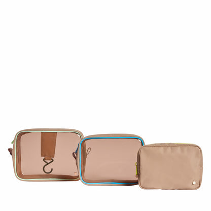 State Bags Travel Pouch Set TPU Latte