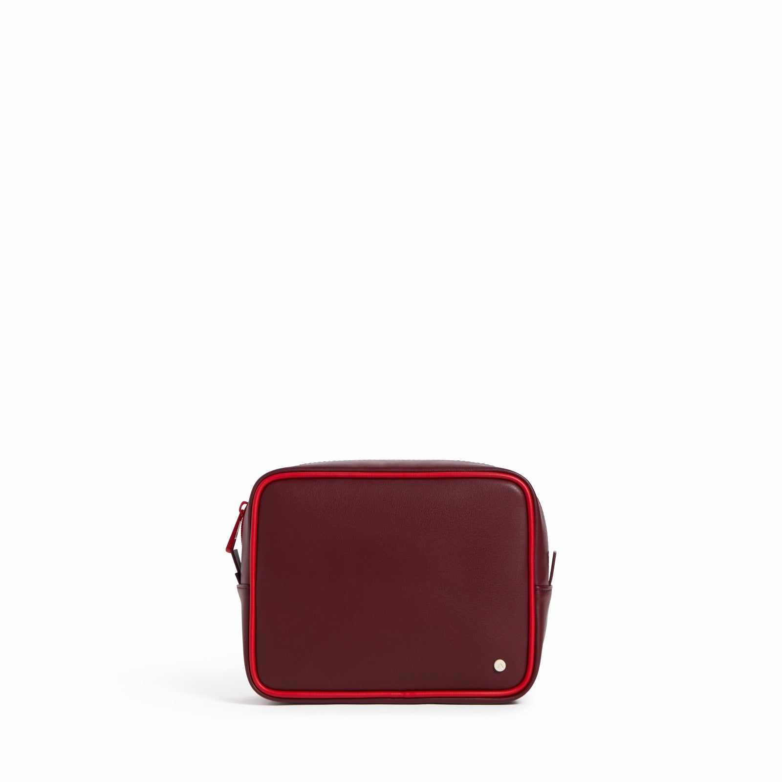 State Bags Travel Pouch Set of Two Vegan Leather Burgundy