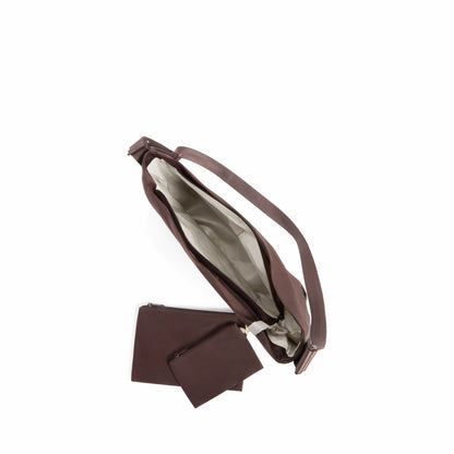 State Bags Luna Crossbody Recycled Nylon Brown