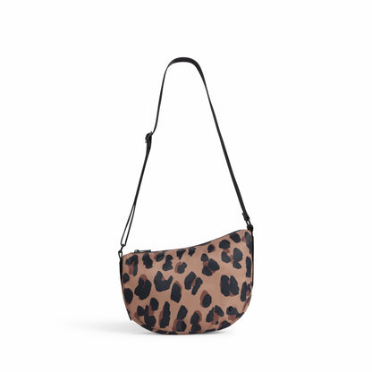 State Bags Luna Mini Crossbody Recycled Nylon Leopard