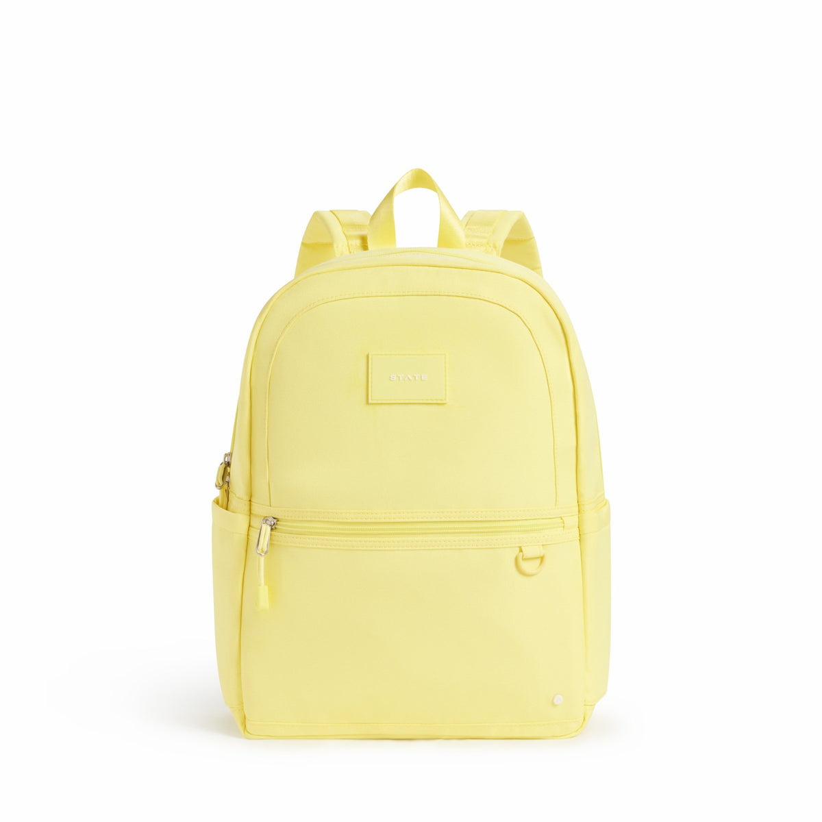 State Bags Kane Kids Travel Backpack Recycled Polyester Canvas Solids Butter Yellow