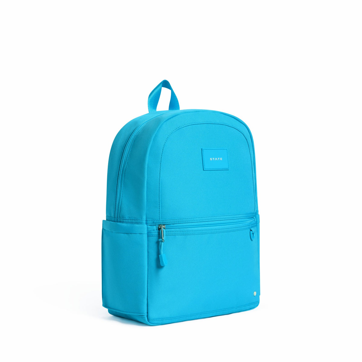 State Bags Kane Kids Travel Backpack Recycled Polyester Canvas Solids Bright Blue