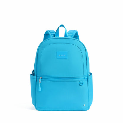 State Bags Kane Kids Double Pocket Recycled Polyester Canvas Bright Blue