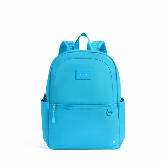 State Bags Kane Kids Double Pocket Recycled Polyester Canvas Bright Blue