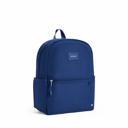 State Bags Kane Kids Travel Backpack Recycled Polyester Canvas Solids Navy