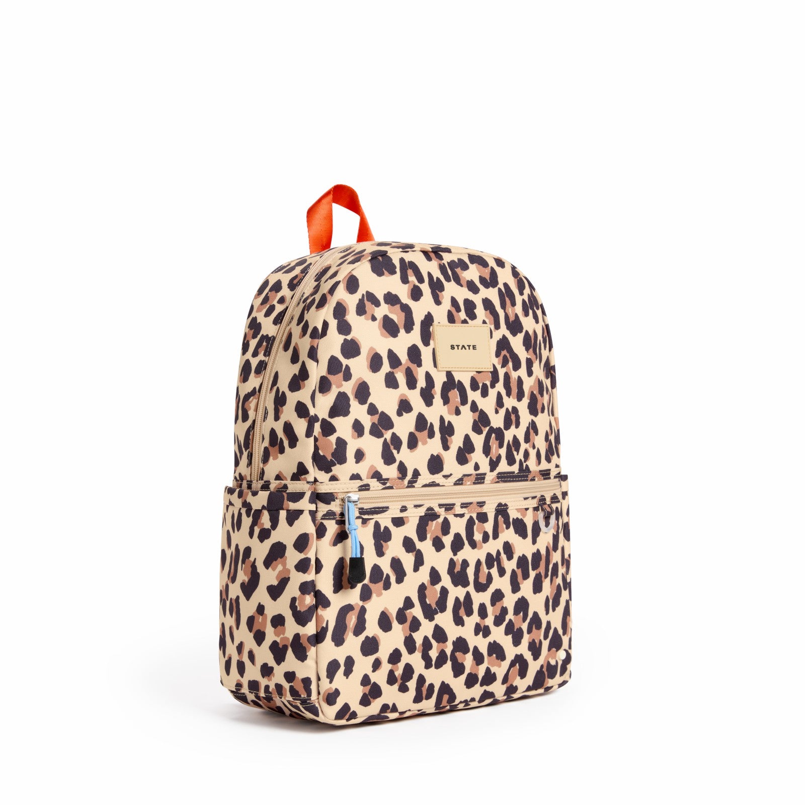 State Bags Kane Kids Travel Backpack Printed Canvas Leopard