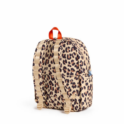 State Bags Kane Kids Travel Backpack Printed Canvas Leopard