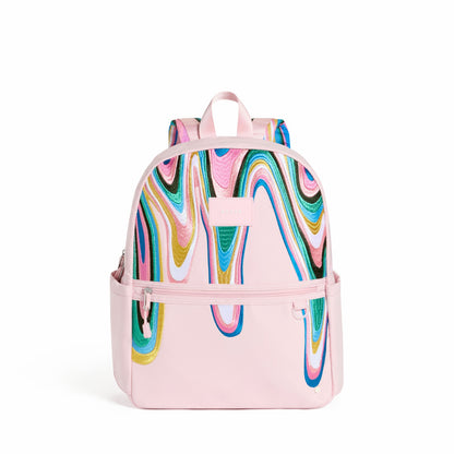 State Bags Kane Kids Backpack Polyester Canvas Paint Wave