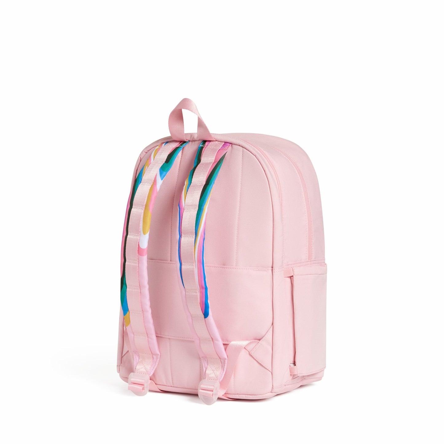 State Bags Kane Kids Double Pocket Backpack Recycled Poly Canvas Paint Wave