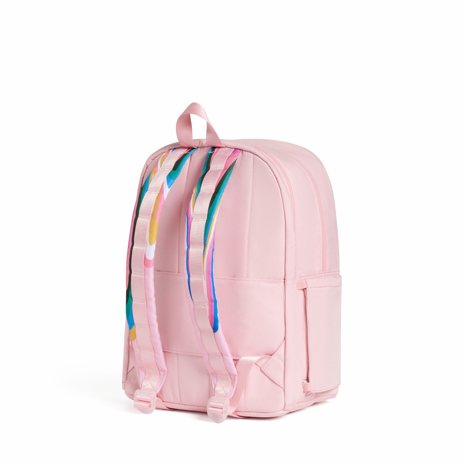 State Bags Kane Kids Double Pocket Backpack Recycled Poly Canvas Paint Wave