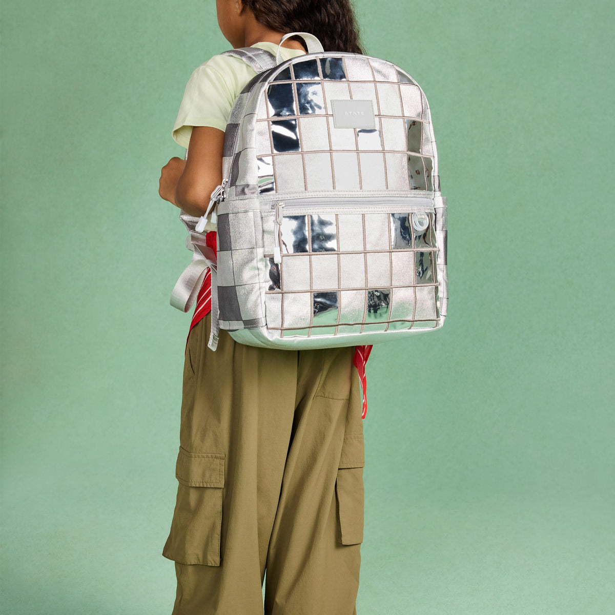 State Bags Kane Kids Backpack Metallic Discoball