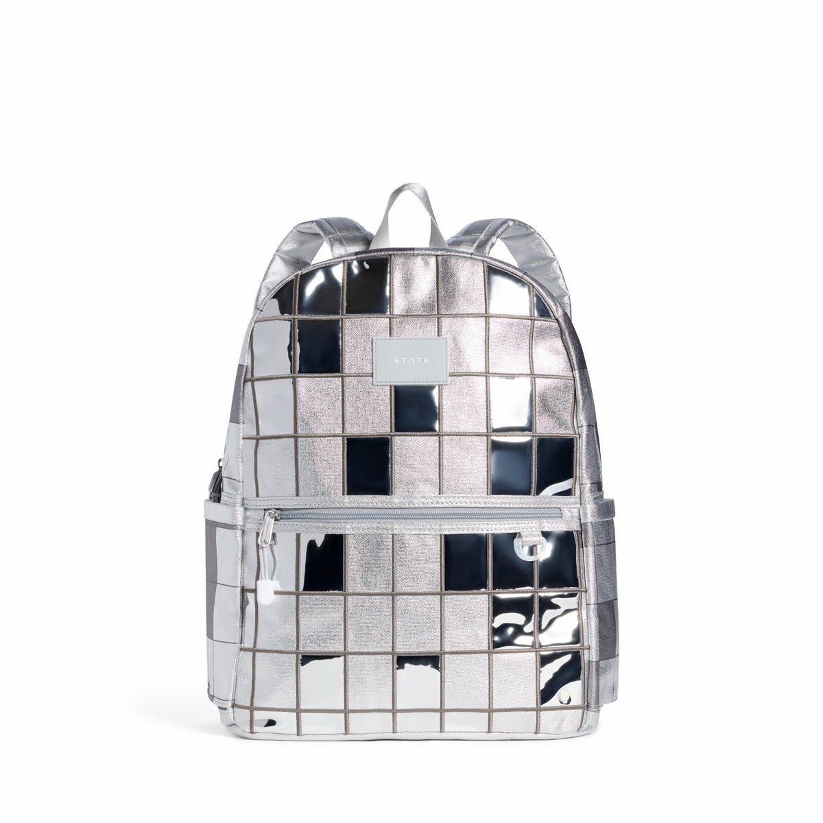 State Bags Kane Double Pocket Backpack Metallic Discoballs