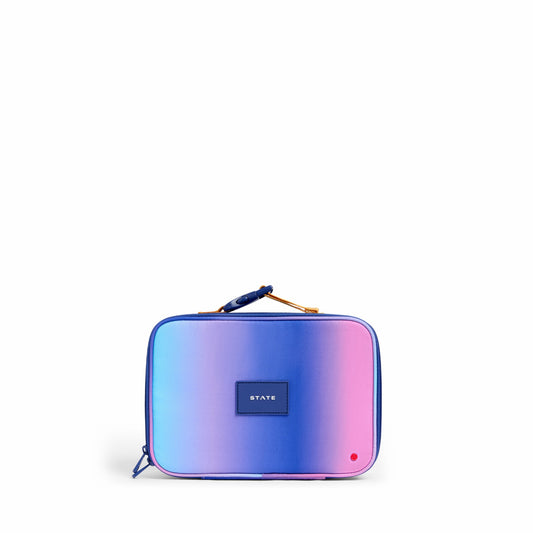 State Bags Rodgers Lunch Box Blue/Pink Gradient