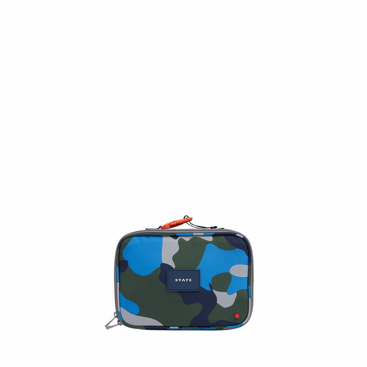 State Bags Rodgers Lunch Box Printed Canvas Camo