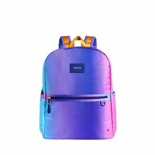 State Bags Kane Kids Large Backpack Recycled Poly Canvas Blue/Pink Gradient