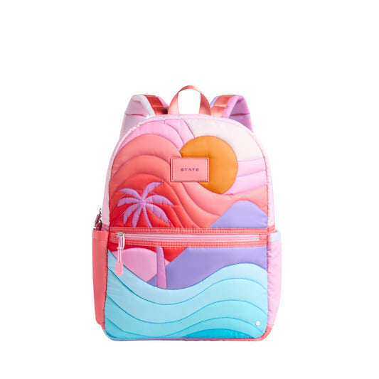 State Bags Kane Kids Backpack Nylon Puffer Sunset