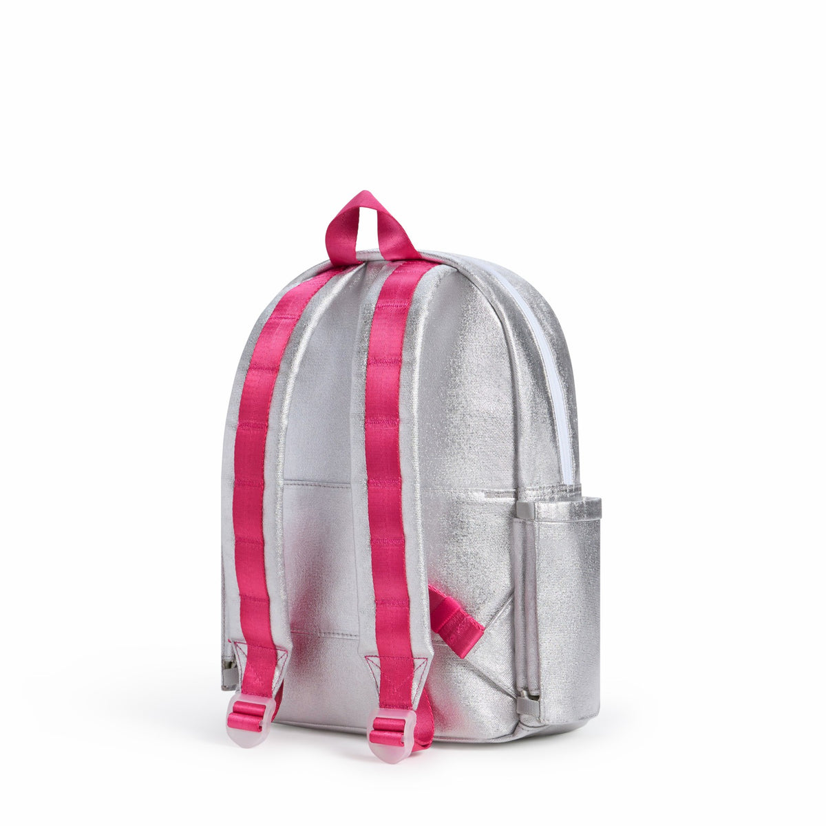 State Bags Kane Mini Backpack Metallic Happy Fuzzy Hearts
