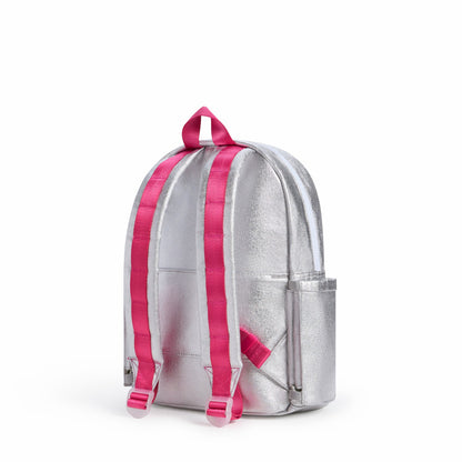 State Bags Kane Mini Backpack Metallic Happy Fuzzy Hearts