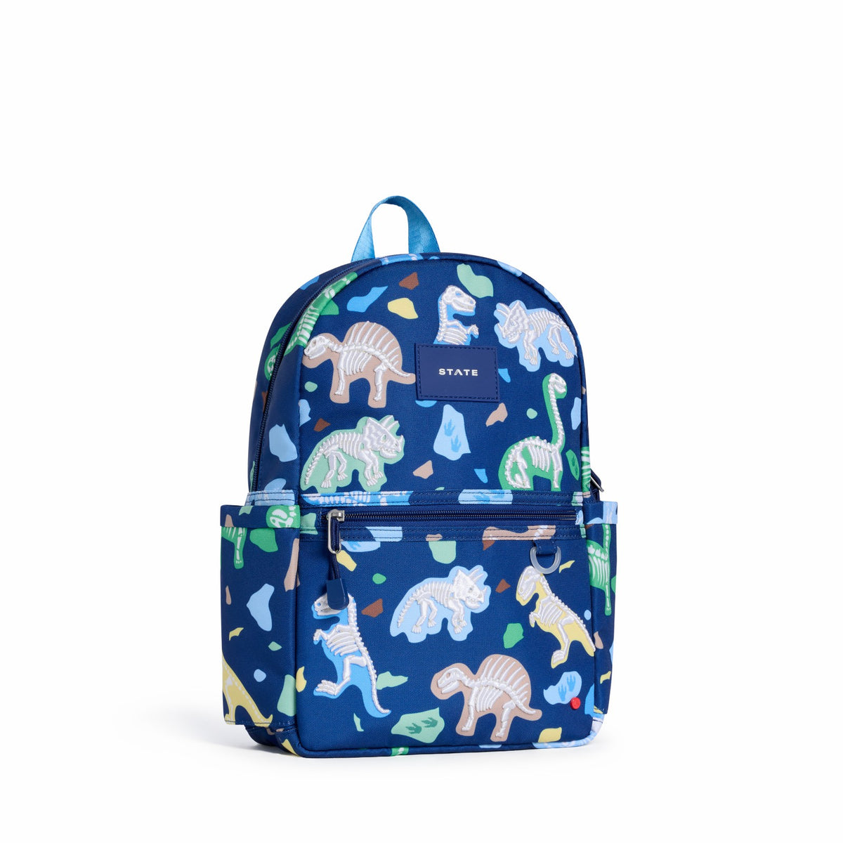 State Bags Kane Kids Mini Backpack Recycled Polycanvas Dino Fossils