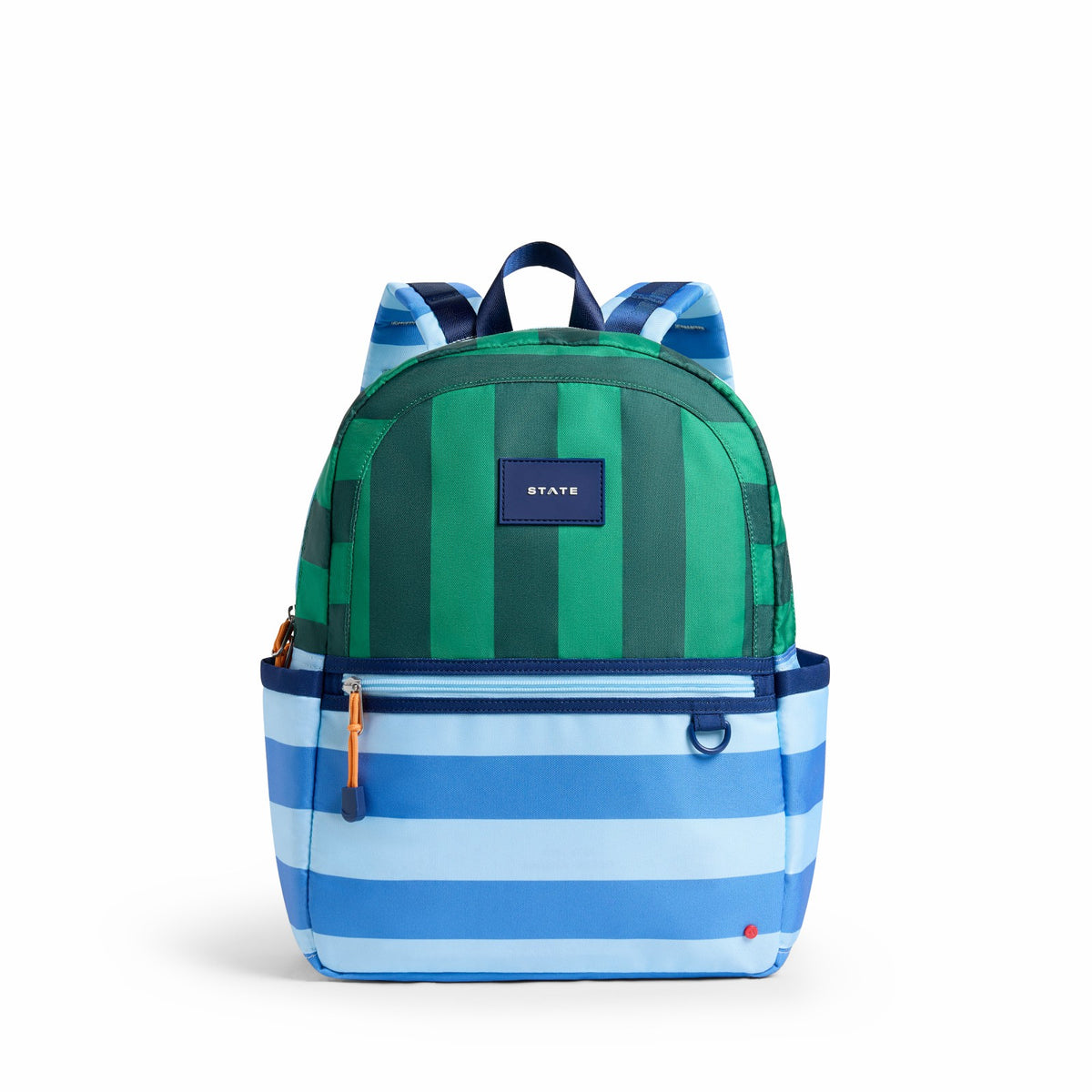 State Bags Kane Kids Travel Backpack Recycled Polyester Canvas Stripe