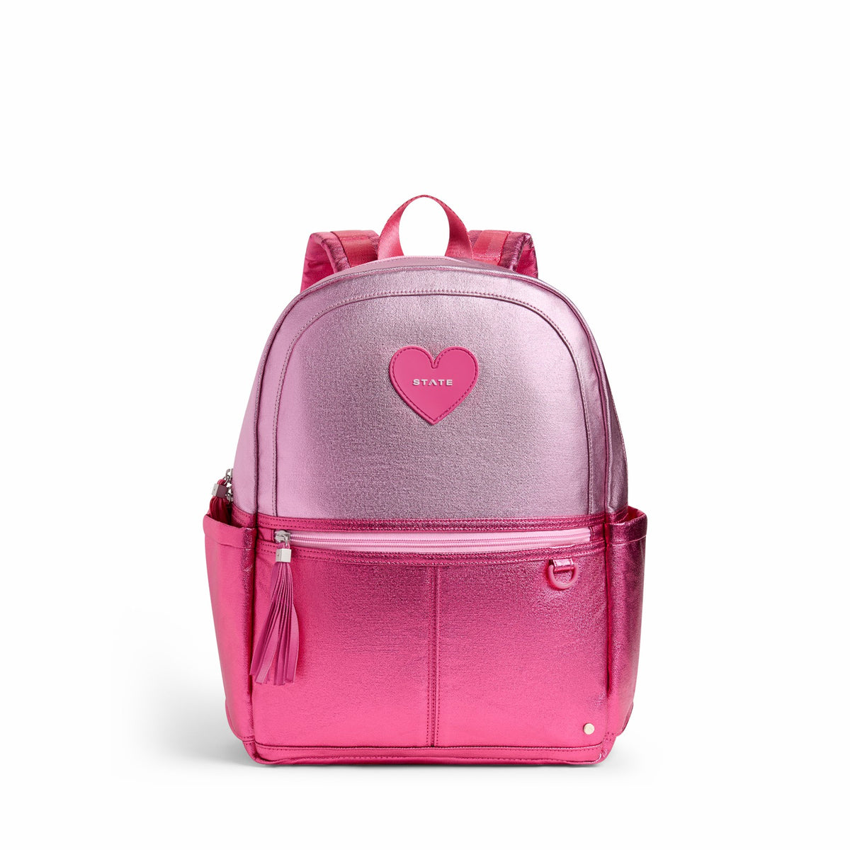 State Bags Kane Kids Backpack Metallic Pink/Hot Pink Colorblock