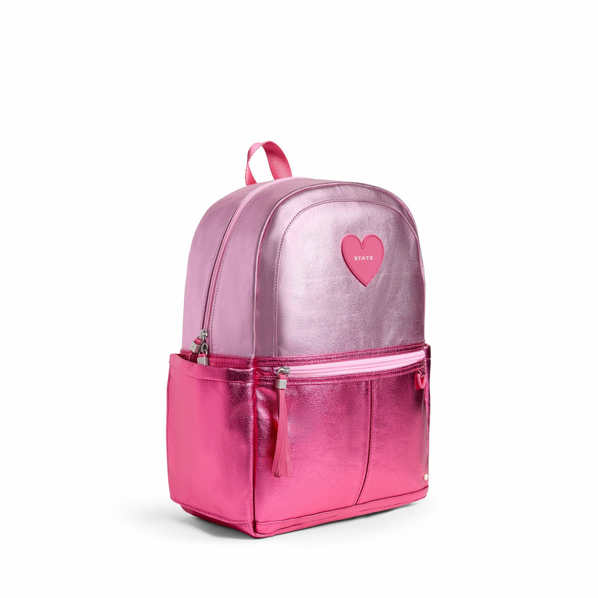 State Bags Kane Kids Backpack Metallic Pink/Hot Pink Colorblock
