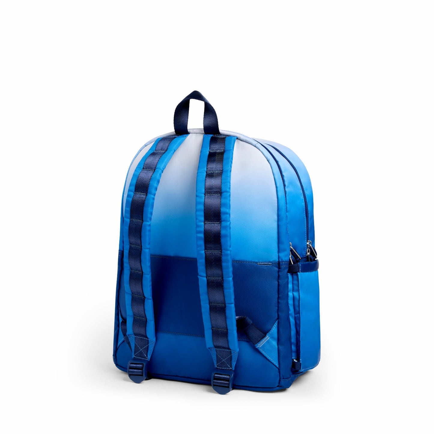 State Bags Kane Kids Double Pocket Nylon Blue Gradient Diagonal Zipper