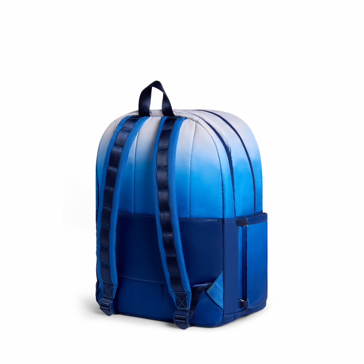 State Bags Kane Kids Large Backpack Nylon Blue Gradient Diagonal Zipper