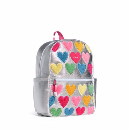 State Bags Kane Kids Metallic Happy Fuzzy Hearts