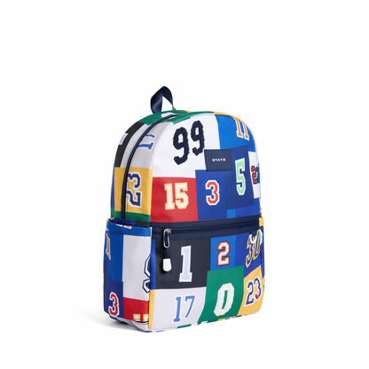 State Bags Kane Kids Travel Backpack Polyester Canvas Varsity Numbers