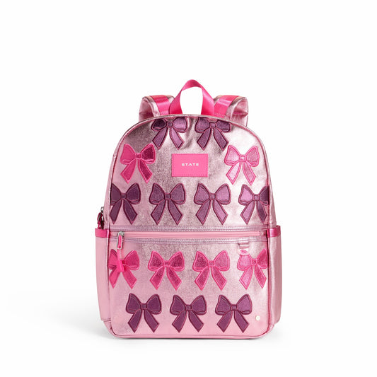 State Bags Kane Kids Backpack Metallic Patchwork Bows
